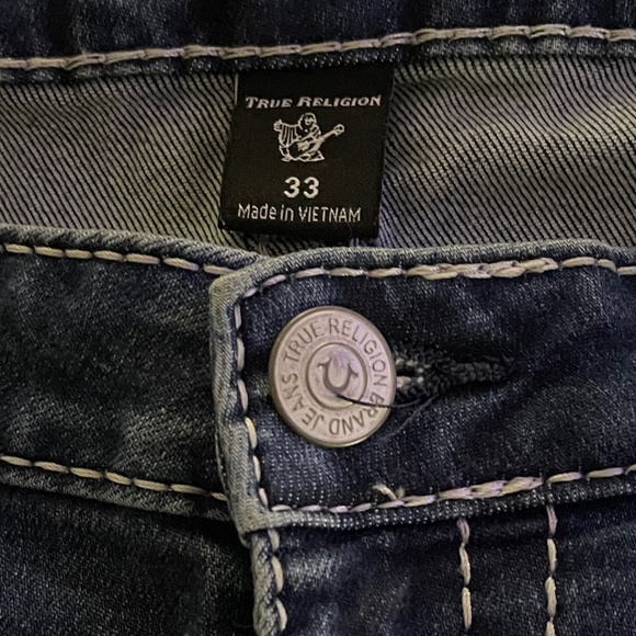 👖 True Religion Distressed Skinny/Slim Jeans size 33 👖 - Picture 8 of 11